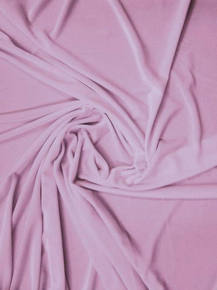 Stretch Velvet Velour Spandex 360 Grams Costume Fabric / Blush / Sold By The Yard