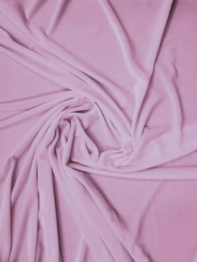 Stretch Velvet Velour Spandex 360 Grams Costume Fabric / Blush / Sold By The Yard