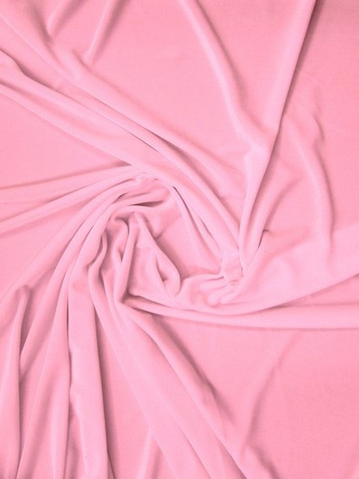 Stretch Velvet Velour Spandex 360 Grams Costume Fabric / Pink / Sold By The Yard