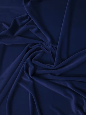 Stretch Velvet Velour Spandex 360 Grams Costume Fabric / Royal Blue / Sold By The Yard