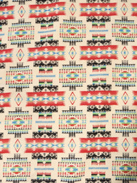 Aztec Indian Brushed Twill Fabric / Navajo / Sold By The Yard Closeout!!!