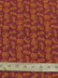 Poly Cotton Printed Fabric Halloween Pumpkins / Burgundy / Sold By The Yard