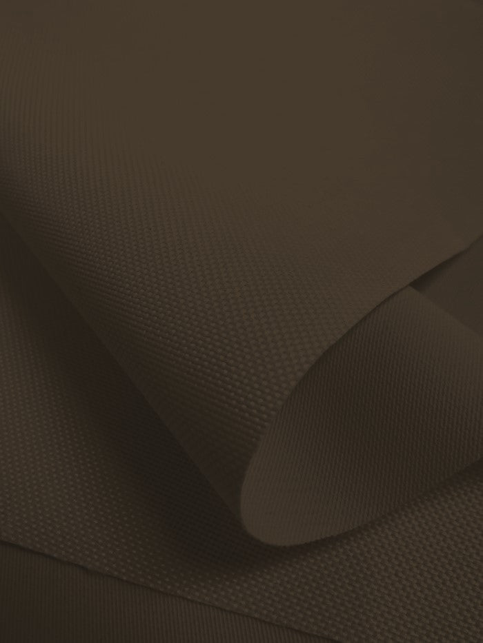Premium Canvas PVC Outdoor Waterproof Fabric / Brown / Sold By The Yard