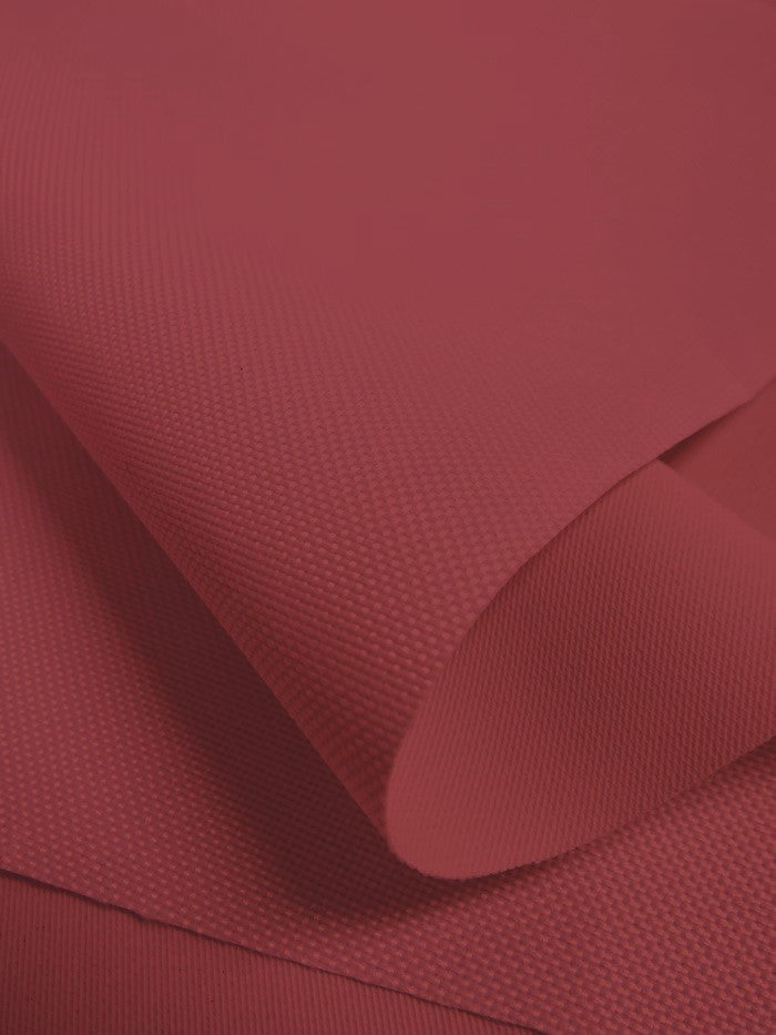 Premium Canvas PVC Outdoor Waterproof Fabric / Burgundy / Sold By The Yard