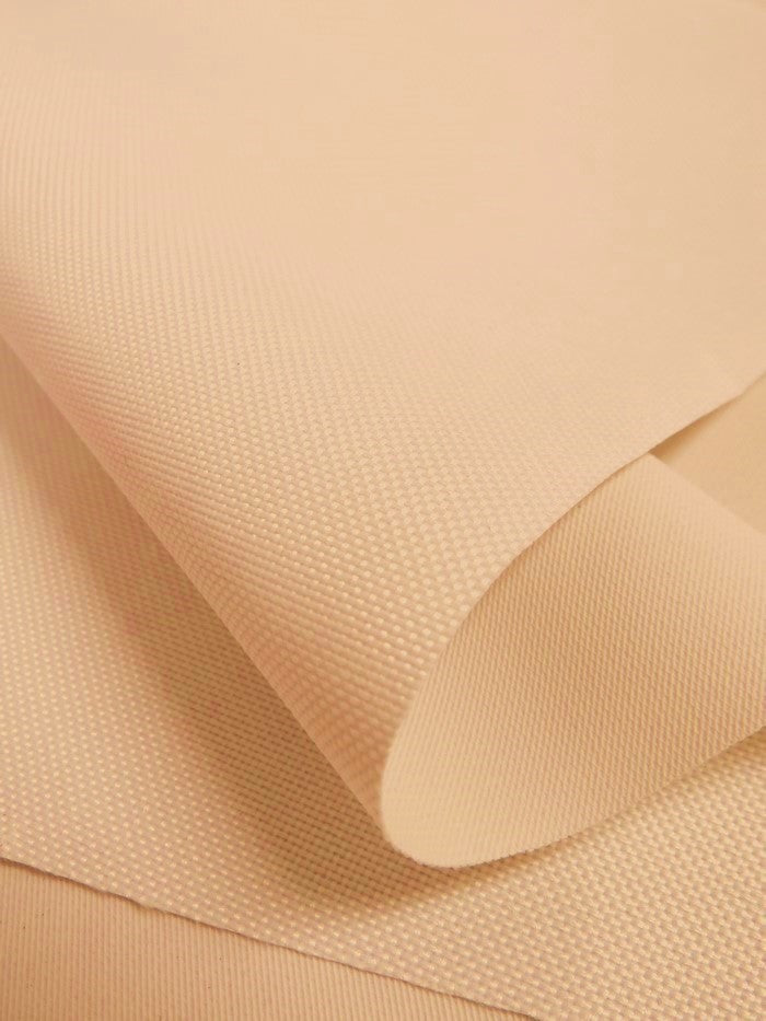 Premium Canvas PVC Outdoor Waterproof Fabric / Khaki / Sold By The Yard