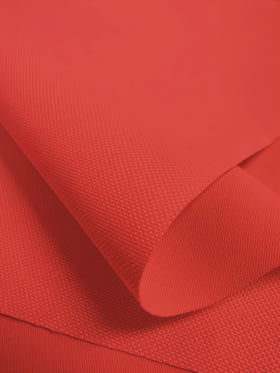 Premium Canvas PVC Outdoor Waterproof Fabric / Red / Sold By The Yard