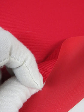 Premium Canvas PVC Outdoor Waterproof Fabric / Red / Sold By The Yard - 0