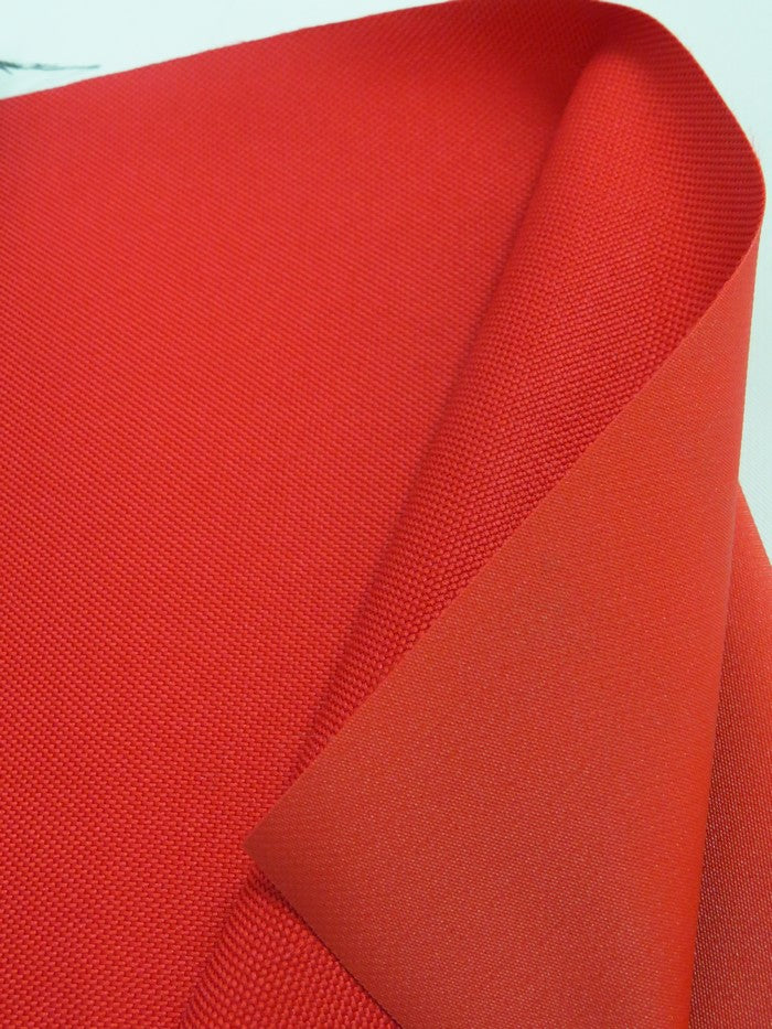 Premium Canvas PVC Outdoor Waterproof Fabric / Red / Sold By The Yard