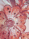 2 Tone Metallic Carnation Floral Sequins Fabric / Sold By The Yard