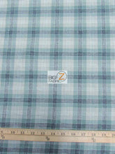 Tartan Plaid Uniform Apparel Flannel Fabric / Olive/Khaki / 30 Yard Roll