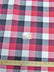 Tartan Plaid Uniform Apparel Flannel Fabric / Red/Black/White / 30 Yard Roll