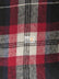Tartan Plaid Uniform Apparel Flannel Fabric / Black/Red/White / 30 Yard Roll