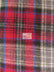Tartan Plaid Uniform Apparel Flannel Fabric / Red/Gray / 30 Yard Roll