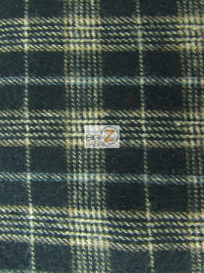 Tartan Plaid Uniform Apparel Flannel Fabric / Navy / 30 Yard Roll