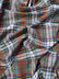 Tartan Plaid Uniform Apparel Flannel Fabric / Red/Blue