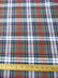 Tartan Plaid Uniform Apparel Flannel Fabric / Red/Blue