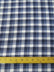 Tartan Plaid Uniform Apparel Flannel Fabric / Blue/White