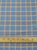 Tartan Plaid Uniform Apparel Flannel Fabric / Aqua/Khaki