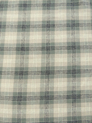 Tartan Plaid Uniform Apparel Flannel Fabric / Olive/Khaki