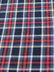 Tartan Plaid Uniform Apparel Flannel Fabric / Navy/Red / Sold By The Yard