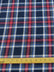 Tartan Plaid Uniform Apparel Flannel Fabric / Navy/Red / Sold By The Yard