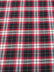 Tartan Plaid Uniform Apparel Flannel Fabric / Black/Red/White