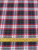 Tartan Plaid Uniform Apparel Flannel Fabric / Black/Red/White