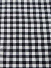 Tartan Plaid Uniform Apparel Flannel Fabric / Buffalo Black