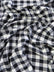 Tartan Plaid Uniform Apparel Flannel Fabric / Buffalo Black