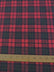Tartan Plaid Uniform Apparel Flannel Fabric / Red/Green/Blue
