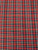 Tartan Plaid Uniform Apparel Flannel Fabric / Red/Black