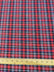 Tartan Plaid Uniform Apparel Flannel Fabric / Red/Black