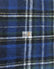 Tartan Plaid Uniform Apparel Flannel Fabric / White/Navy / Sold By The Yard