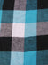 Tartan Plaid Uniform Apparel Flannel Fabric / Multi Turquoise/Black / Sold By The Yard