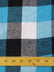 Tartan Plaid Uniform Apparel Flannel Fabric / Multi Turquoise/Black / Sold By The Yard
