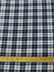 Tartan Plaid Uniform Apparel Flannel Fabric / White/Black