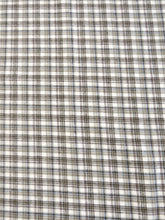 Tartan Plaid Uniform Apparel Flannel Fabric / Sage/White / Sold By The Yard