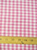 Tartan Plaid Uniform Apparel Flannel Fabric / White/Pink / Sold By The Yard