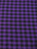 Tartan Plaid Uniform Apparel Flannel Fabric / Mini Buffalo Purple/Black / Sold By The Yard