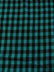 Tartan Plaid Uniform Apparel Flannel Fabric / Mini Buffalo Turquoise/Black / Sold By The Yard