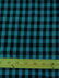 Tartan Plaid Uniform Apparel Flannel Fabric / Mini Buffalo Turquoise/Black / Sold By The Yard