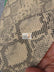 Devil Blue Tropic Sopythana Python Snake Vinyl Fabric / Sold By The Yard