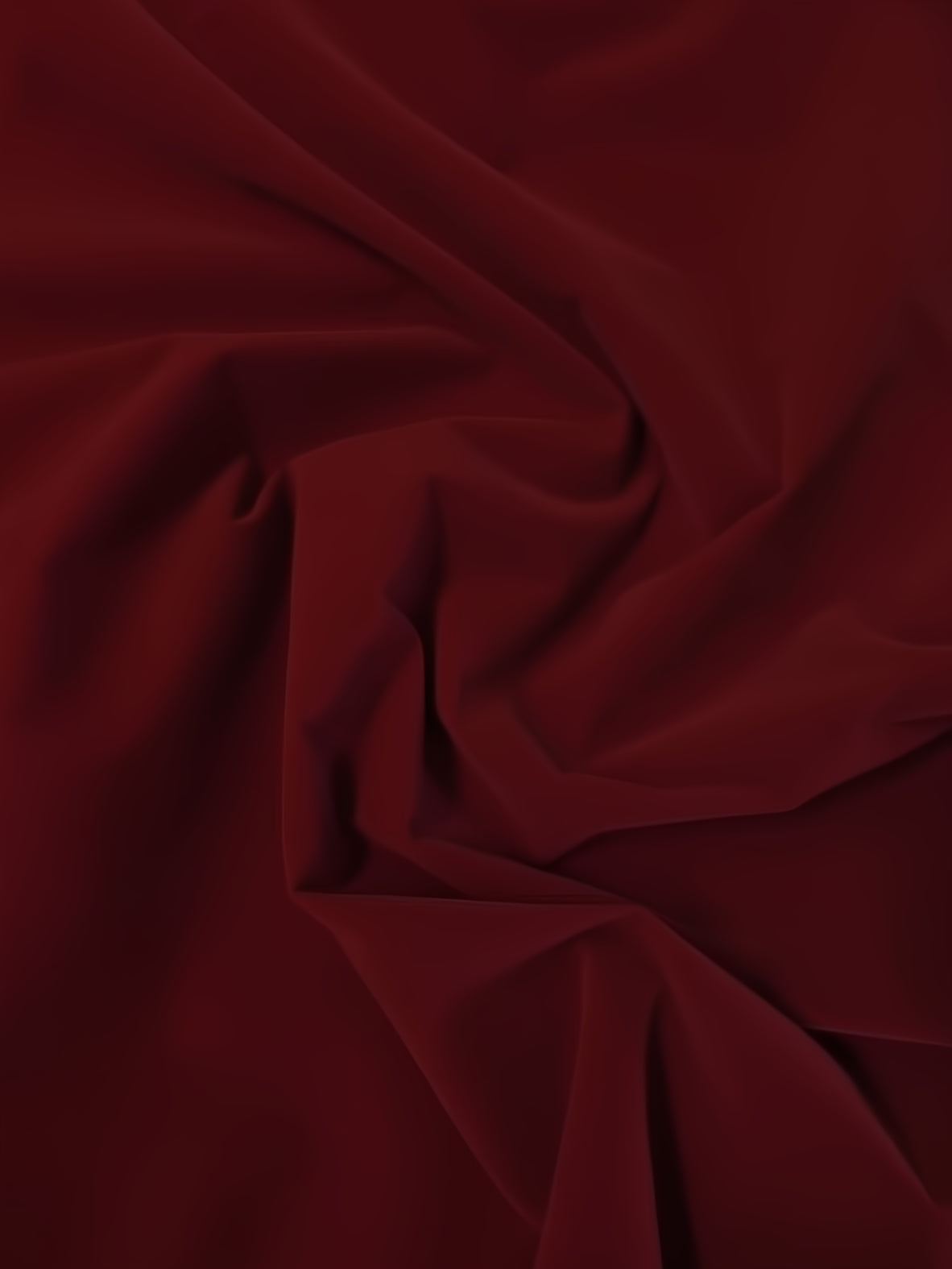 Upholstery Grade Solid Flocking Velvet Fabric / Burgundy / 40 Yards Roll