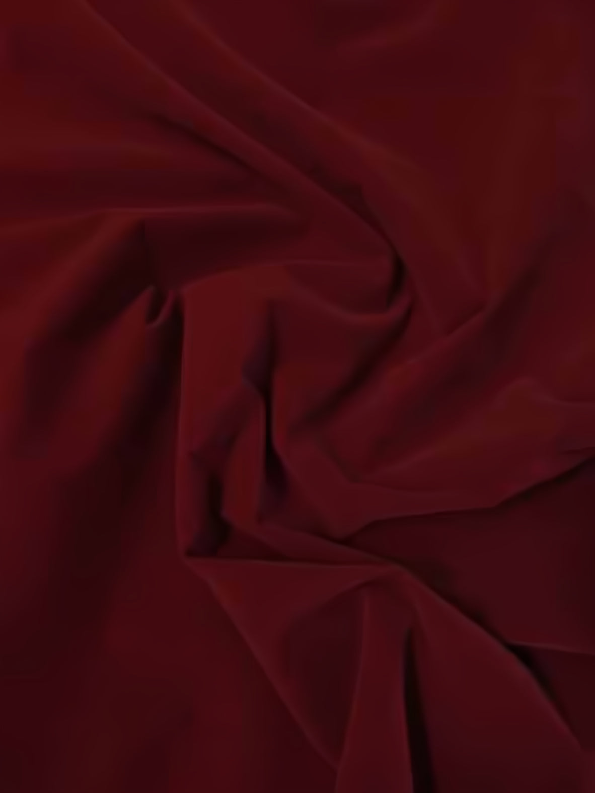 Upholstery Grade Solid Flocking Velvet Fabric / Burgundy / Sold By The Yard