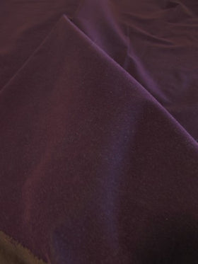 Upholstery Grade Solid Flocking Velvet Fabric / Royal Blue / Sold By The Yard - 0