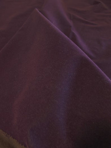 Upholstery Grade Solid Flocking Velvet Fabric / Royal Blue / Sold By The Yard - 0