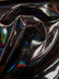 Ultra Holographic Glossy Patent Spandex Vinyl Fabric / Sold By The Yard