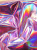 Ultra Holographic Glossy Patent Spandex Vinyl Fabric / Sold By The Yard