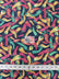 Poly Cotton Printed Fabric Vegetable Pepper / Black / Sold By The Yard