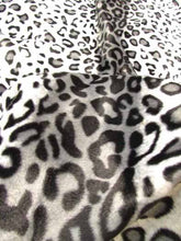 Purple/White Velboa Leopard Animal Short Pile Fabric / Sold By The Yard